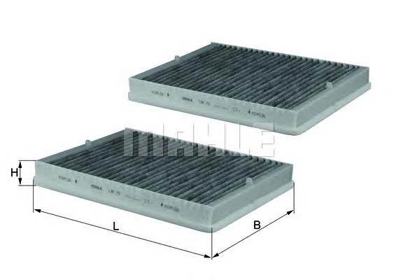 Filtro de cabina Mahle Original LAK73S precio, desde 14,24 EUR