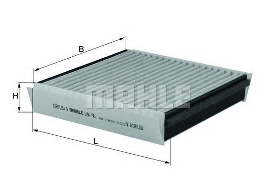 Filtro de habitáculo LAK96 Mahle Original