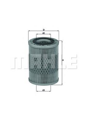 Filtro de aceite OX159D Mahle Original