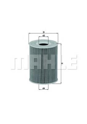 Filtro de aceite OX380D Mahle Original