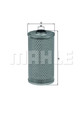 Filtro de aceite OX39D Mahle Original