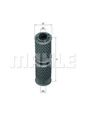 OX37D Mahle Original Filtro aceite