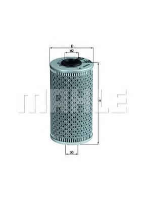 Filtro de aceite OX103D Mahle Original
