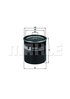 OC601 Mahle Original filtro de aceite