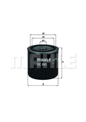 Comprar OC995 Mahle Original Filtros de aceite
