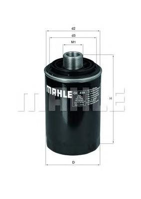 OC456 Mahle Original filtro de aceite