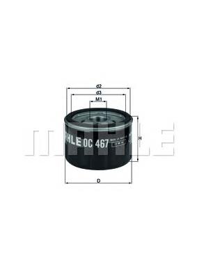 Comprar OC467 Mahle Original Filtros de aceite