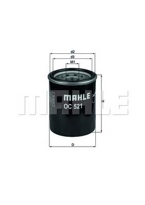 OC521 Mahle Original filtro de aceite