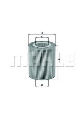 Filtro de aceite motor Mahle Original OX776D