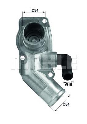 Caja de termostato 316T0126 Ridex