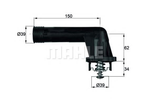 Termostato refrigerante Mahle Original TI2095
