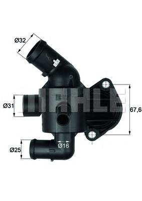 Carcasa del termostato Mahle Original TI1587 precio, desde 31,92 EUR