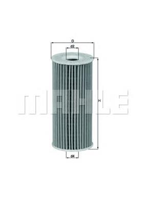 Filtro de aceite OX201D Mahle Original