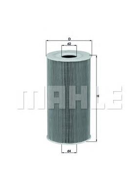 Filtro de aceite OX126D Mahle Original