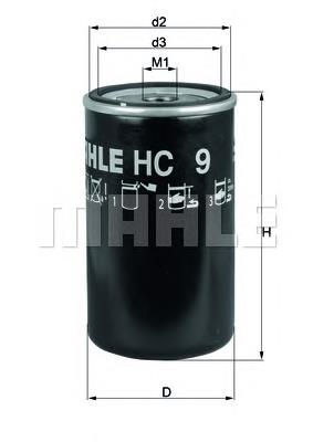 HC9 Mahle Original filtro hidráulico