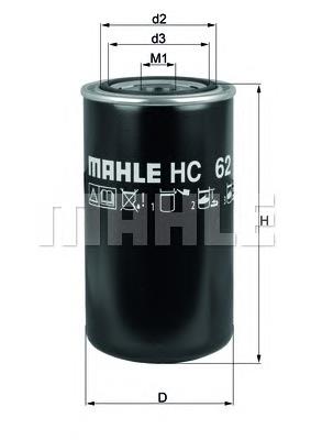 Filtro hidráulico HC62 Mahle Original