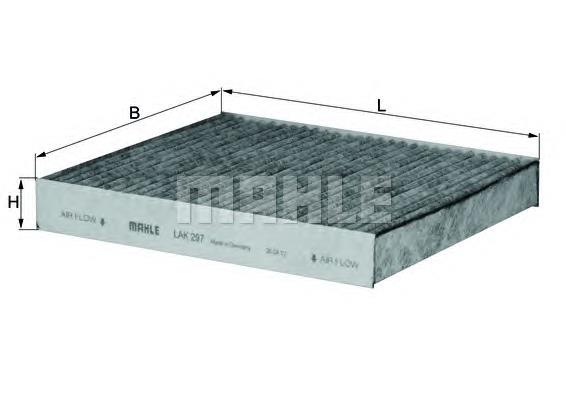 LAK297 Mahle Original Filtro antipolen