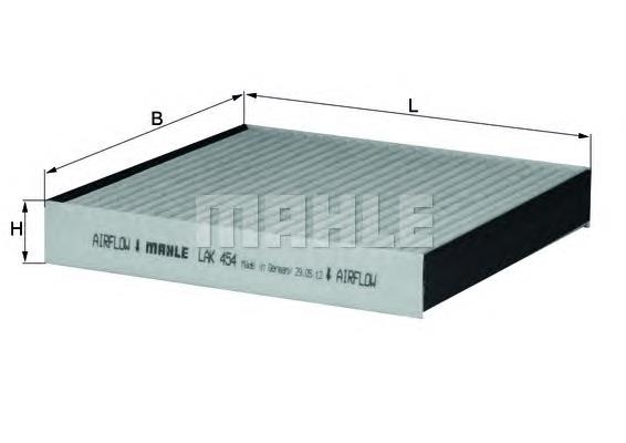 Filtro de habitáculo LAK454 Mahle Original