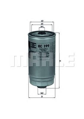 Comprar KC199 Mahle Original Filtro diesel