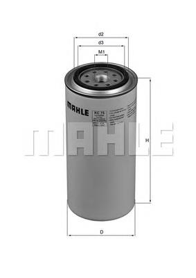 KC75 Mahle Original Filtro de gasolina