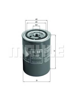 Filtro de gasoil Mahle Original KC94