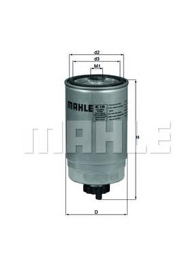 Comprar KC140 Mahle Original Filtro diesel