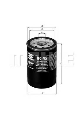 HC45 Mahle Original filtro de aceite