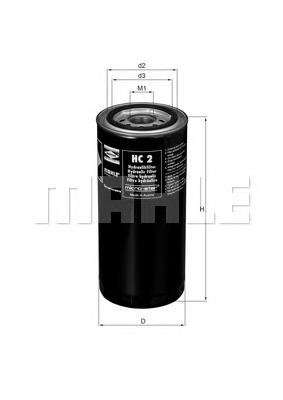 Filtro de transmisión automática HC2 Mahle Original