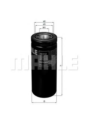 HC112 Mahle Original filtro hidráulico, transmisión automática