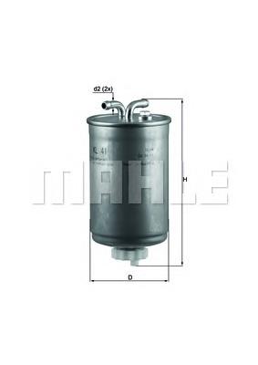 KL41 Mahle Original filtro combustible
