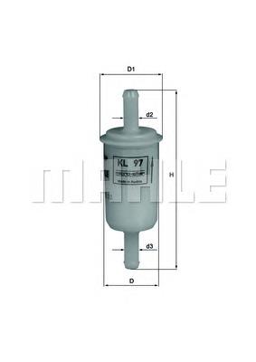 Filtro de combustible 91867440 Volvo