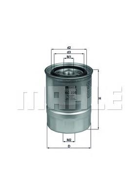 Filtro de gasoil Mahle Original KC236