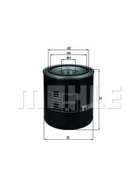 Filtro del desecador de aire (separador de agua y aceite) (camión) AL24 Mahle Original