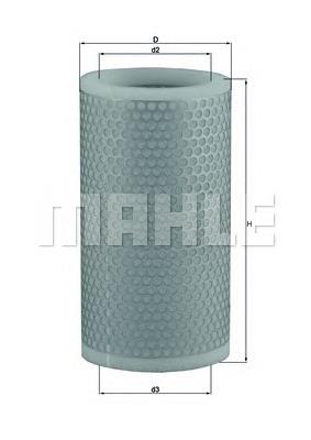 LX303 Mahle Original filtro de aire