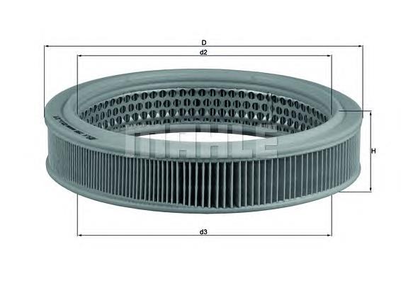 Filtro de aire C25351 Mann-Filter