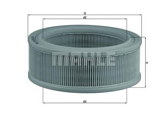 Filtro aire Mahle Original LX140