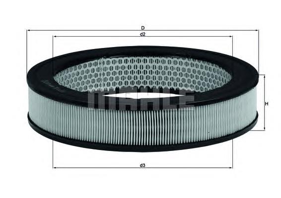 Filtro aire Mahle Original LX8