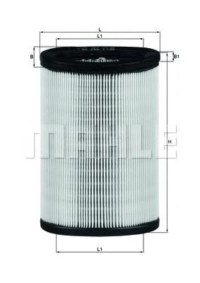 Filtro de aire LX597 Mahle Original
