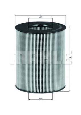 LX794 Mahle Original Filtro de aire de motor