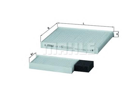 Comprar LA570S Mahle Original Filtro de aire del habitáculo