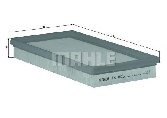 El filtro de aire Mahle Original LX1625 precio, desde 8,09 EUR