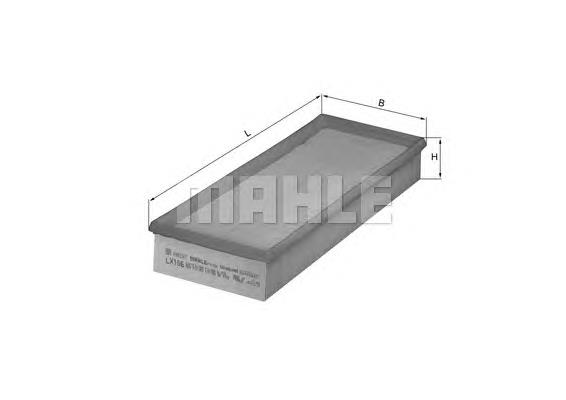 LX106 Mahle Original filtro de aire