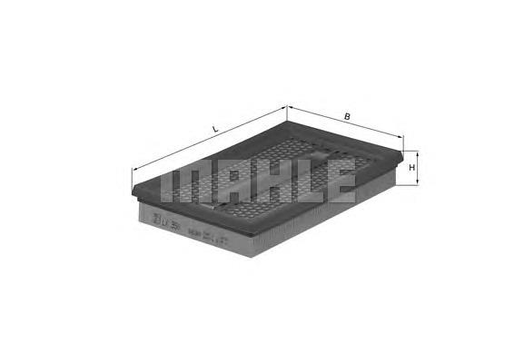 LX350 Mahle Original Filtro de aire de motor