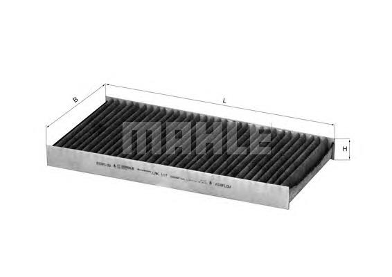 Filtro de polen Mahle Original LAK117