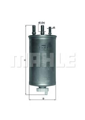 Comprar KL781 Mahle Original Filtro diesel