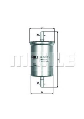 Filtro combustible Mahle Original KL1651 precio, desde 10,70 EUR