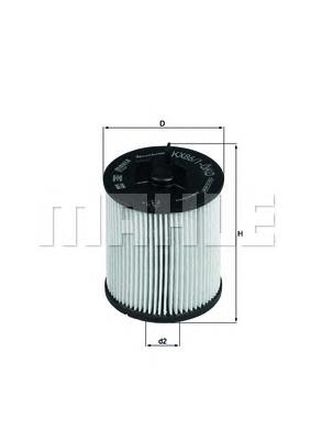 Comprar KX861D Mahle Original Filtro diesel
