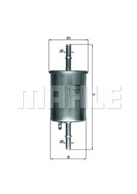 Filtro de gasoil Mahle Original KL573