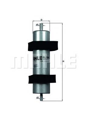 Comprar KL596 Mahle Original Filtro diesel
