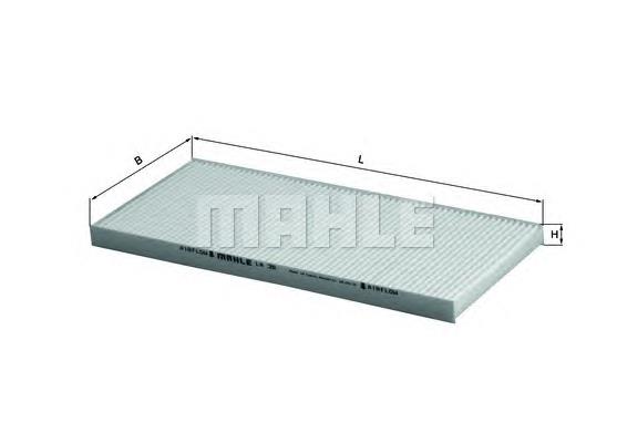 Comprar LA35 Mahle Original Filtro de aire del habitáculo